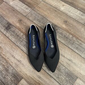 Rothy's Black Pointed Flats